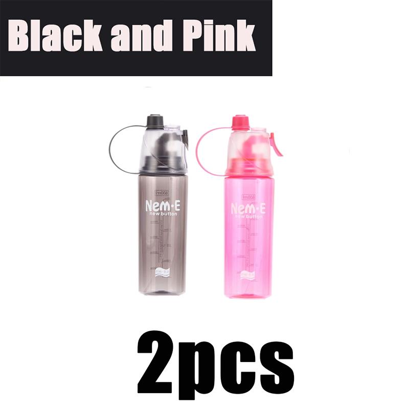 1/1/1pcs 611ml Sports Water Bottle Can Drink Spray Water Bottle Portable Leakproof For Travel Climbing Outdoor Gym Sport Bottles