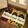 All Weather Welcome Mat Low Profile Entryway Mat for Home Front Entrance Back Non Slip Backing Doormat for Door Decor
