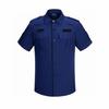 Abbigliamento da lavoro nero Blu navy Security 2 SS elasticizzato Tuta cargo da uomo uniforme ad asciugatura rapida con cintura di utilità completa