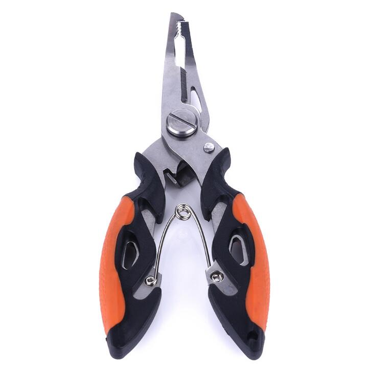 Fishing Pliers Scissor Braid Cutters Split Ring Pliers Hook Remover Fishing Tackle