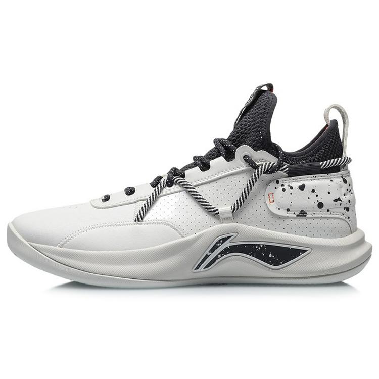

New LiNing Speed Team Cushioning Anti Slip And Wear Resistant Low Top Basketball Shoes Men s Silver White ABPQ047-3 43