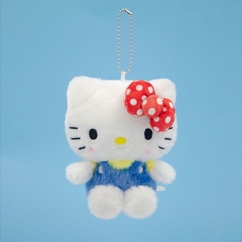 Sanrio Hello Kitty Plush Keychain with Heart Buckle - Children's Toy and Gift