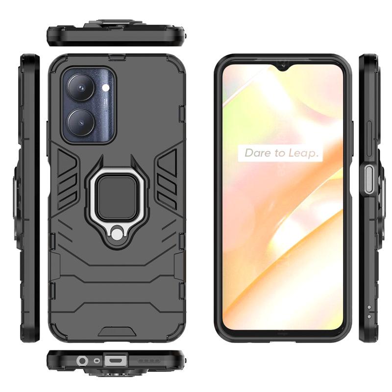 Applicable To OPPO Realme 11pro Creative Ring Armor Anti-drop Case Realme C11 Panther Mobile Phone Case
