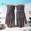 Kids Ski Gloves Winter Windproof Thermal Snow Gloves Cartoon Fleece Warm Mitten for Boys Girls Skiing Snowboard Cycling