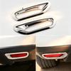 For Nissan Qashqai T32 Rear Fog Light Frame Trim Kit,Premium ABS Custom Rear Fog Lamp Shade Cover,Precise Original Mold Snap-On Install No Drilling