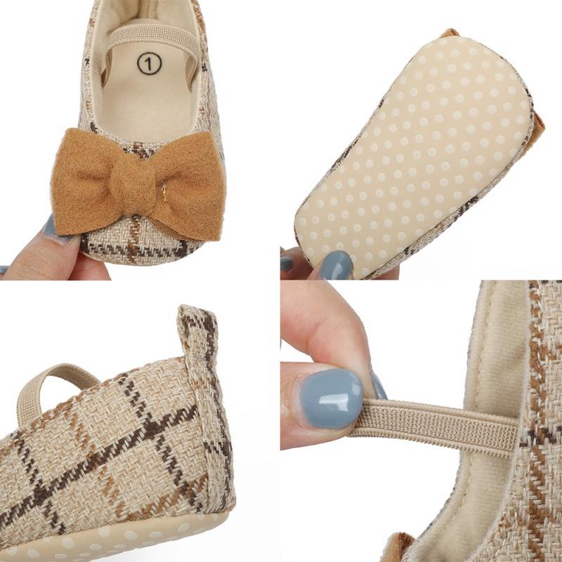 Roztomilé Dětské Dívčí   Princeznovské Boty S Podrážkou do Postýlky Tenisky První Chodící Boty