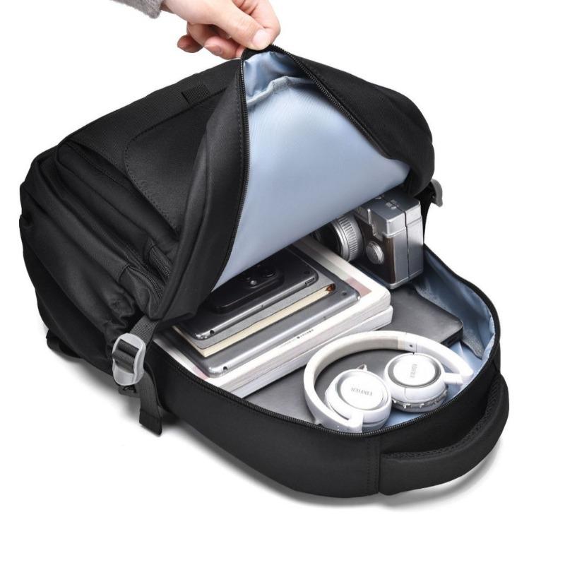 New Solid Color Middle School Student Schoolbag Simple Large-capacity Travel Backpack Women's Leisure Outdoor Travel Backpack