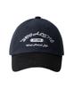 Uallong Contrast Lettering Ball Cap - Navy