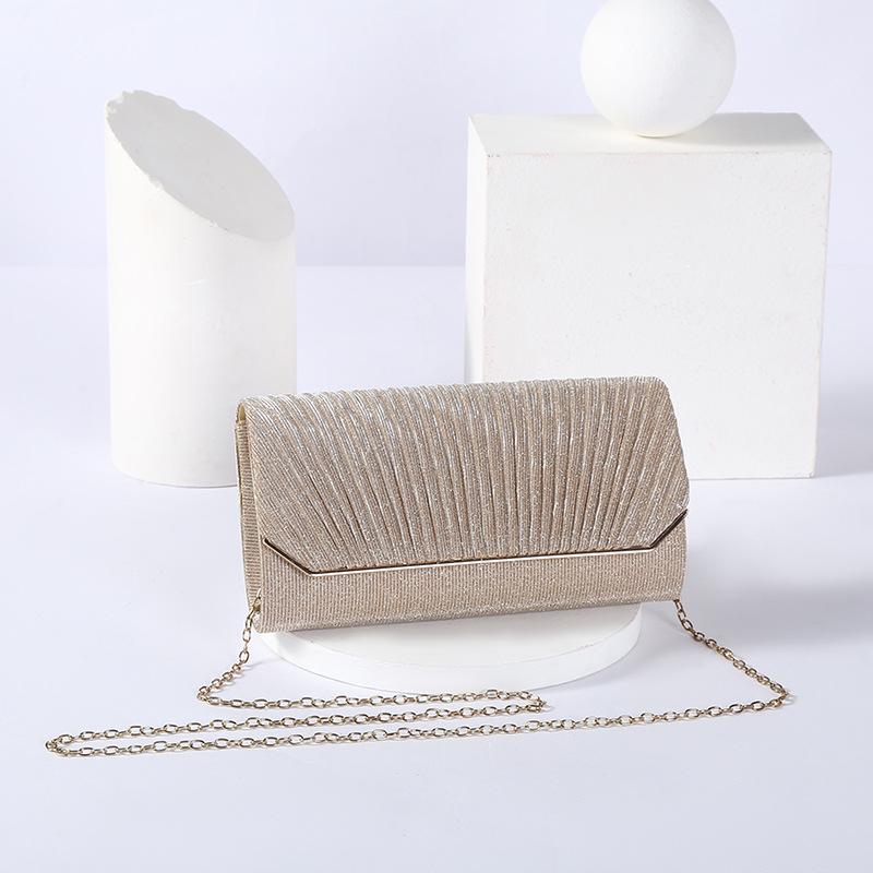 Rhinestone Glitter Evening Clutch: Elegant Square Crossbody Handbag