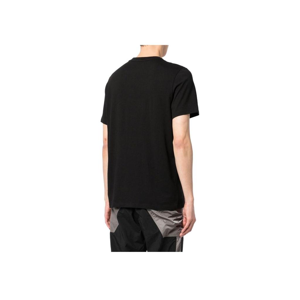 Moncler Letter Print Casual Short Sleeve T-Shirt Men Tops Black H20918C00022829H8999