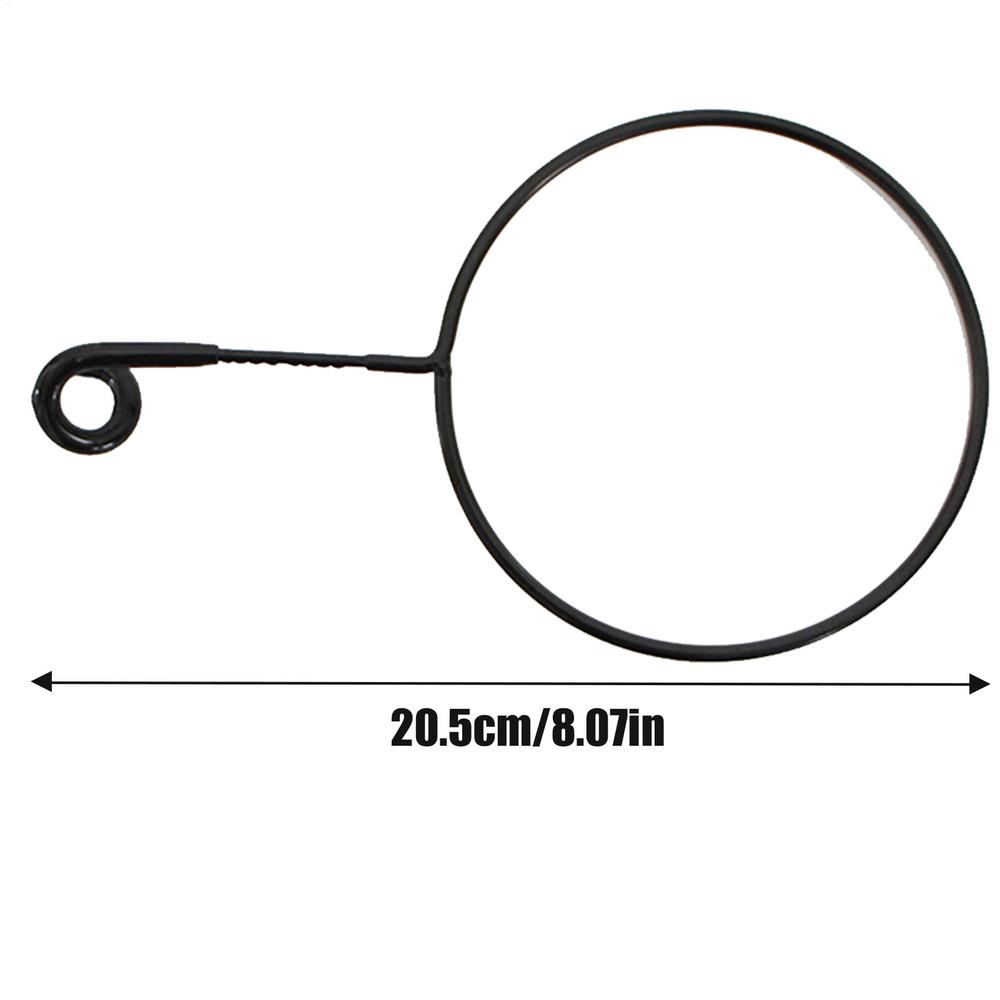 Outdoor Lamp Hook Hanger Pole Mount Hooks Black Pole Attachment Hanger Multi Camping Lights Hook/ Cup Holder/ Bowl Holder