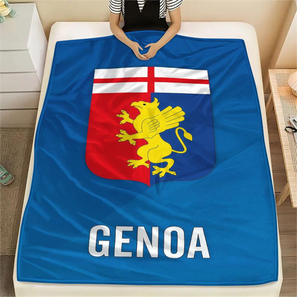 Genoa logo Blanket, High quality Comfortable for All Seasons, Home Decor, Warmth and Comfort