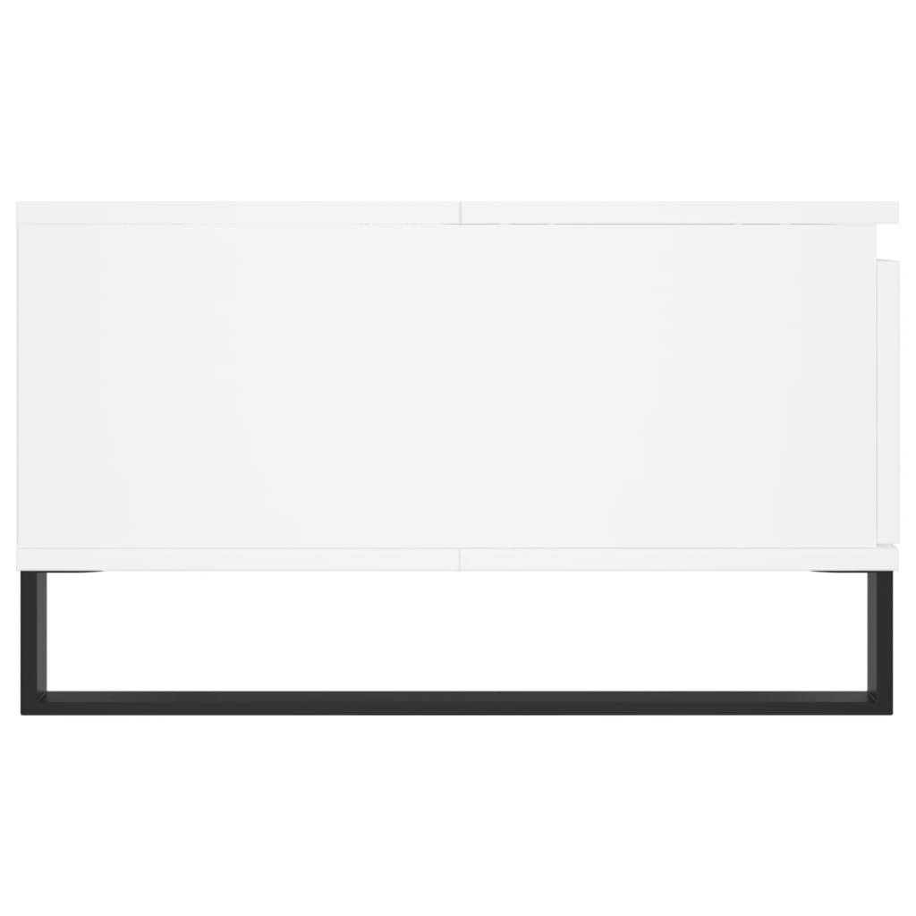 Coffee Table White 90x60x35 cm Wood Based Panel