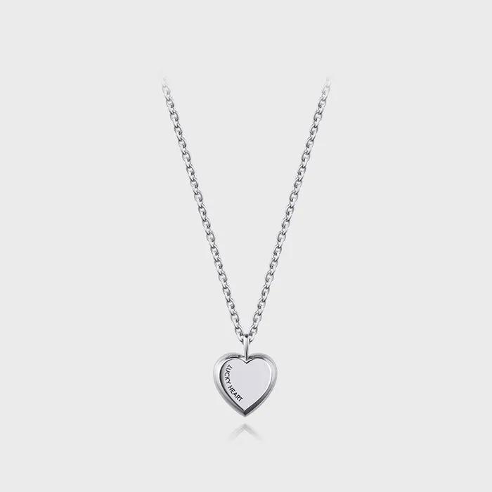Luv-it Silver Heart Necklace K1806