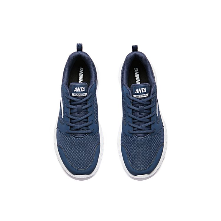 Anta Low Top Running Shoes Men Sneakers Blue White 91915581-1