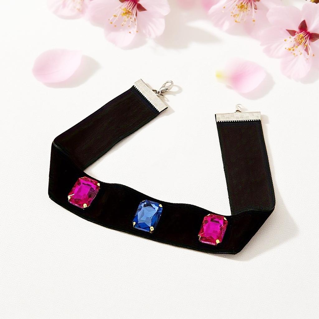 Black Rock Punk Dark Street Shoot Women's Fashion Collar for Partying