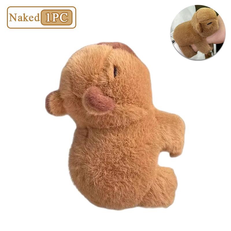 

1-10PCS Rytanda Capybara Clap Circle Toys Capybara Plush Hand Ring Fun Pop Circles Kids Gift Slap Snap Wrap Wristband Bracelet