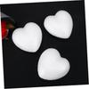 NUOLUX 10 Pieces Foam Balls for Weddings, Mini Egg Foam Balls, Rose Heart Foam Balls, Foam Eggs, White Heart Foam Balls, for Weddings