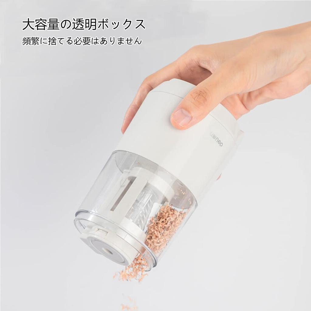 Deli Elektryczny Ołówek Ołówek Szkolny Duże Wióry Naklejki Automatyczne Usuwanie Złamanych Grafitów Zasilanie 2A Elektryczny Stylowy i Do Rysowania Biurowego Kolorowa Sztuka