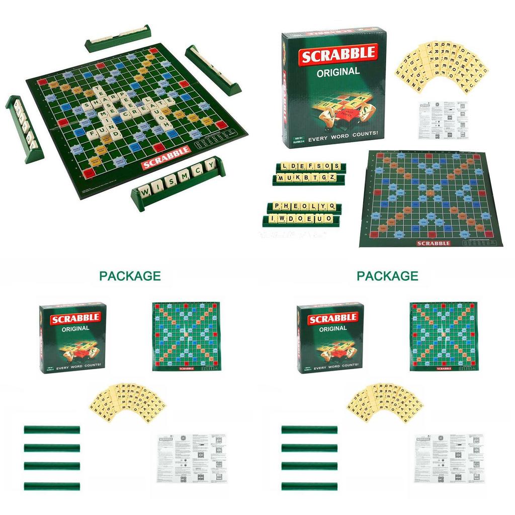 Gioco da tavolo Scrabble Classico Giocattolo Educativo Per Bambini E Adulti