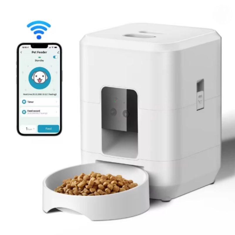 Smart Pet Feeder Automatic Cat Feeder Dog Slow Food Machine With Timed QuantitativeAutomatic Cat Food Dispenser Cat Dog Bowl