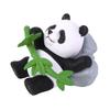 8pcs Lifelike Miniature Panda Figurines Cartoon Panda Statue Animal Statues  Fairy Gardens