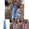 Women's Oversized Floral Printed Sleeveless Maxi Dress For Summer Holidays