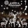 2020 Christmas Merry Window Wall Sticker Decals Snowflake Santa Claus Decor Xmas