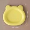 Cute Cat Food Dish Little Bear Dog Plate Colorful Kitten Bowl  for Puppy Cat