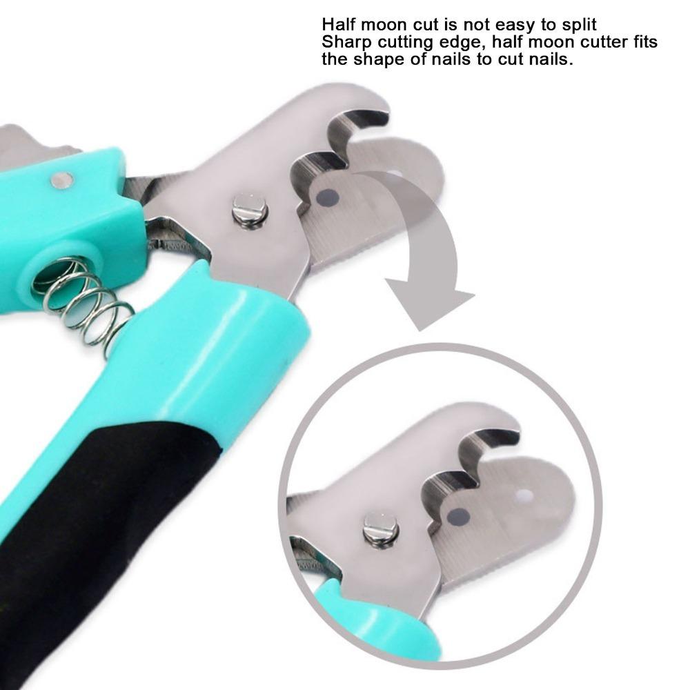 Metal Blades Pet Nail Clipper Dual Hole Pet Grooming Nail Tool Household Pet Grooming