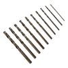 Versatile 10 Piece Cobalt Drill Bit Set For Drilling Through Hardened Steel
