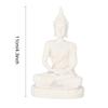 Meditating Seated Buddha Statue Carving Figurine Craft for Home Decoration Ornament (Gold)
