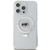 Karl Lagerfeld KLHMP15XHMRSKHH iPhone 15 Pro Max 6.7" White/white Hardcase Ring Stand Karl Head MagSafe