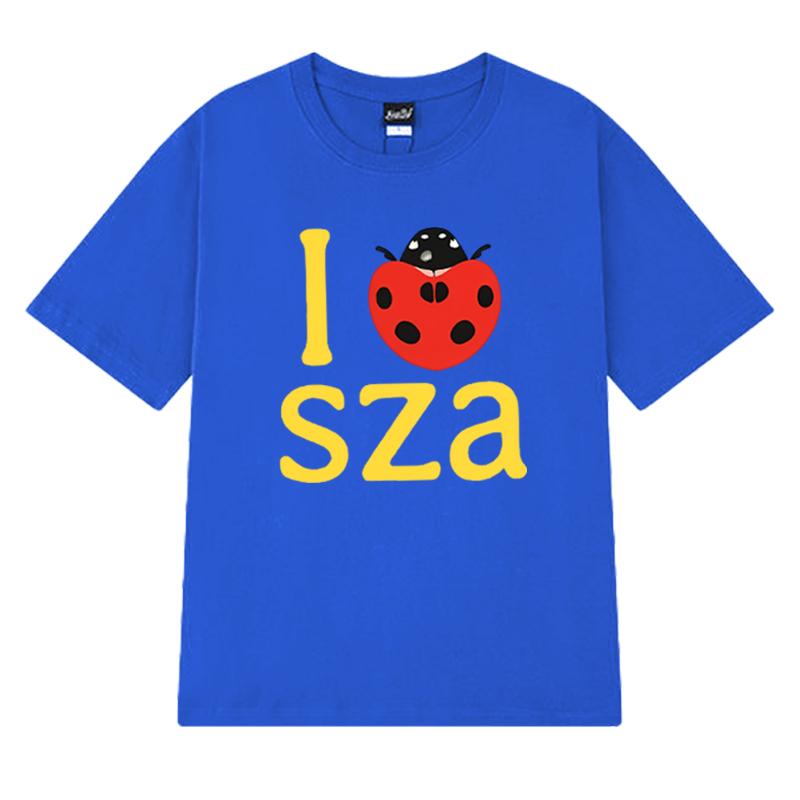 Fashion I Love SZA Grand National Tour 2025 Graphic T shirt Men Women Trend Y2k short sleeve T-shirts Unisex Hip Hop Cotton Tops