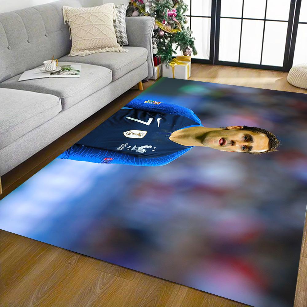 Atletico Madrid's Player Action Carpet Perfect for Decorate room Outdoor Hallway Bedrooms Anti-slip Rug Decorate Offices Best for Christmas