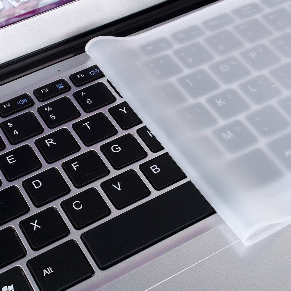 Ultra Thin Clear Silicone Keyboard Cover Skin Protector For 15 17in Laptop