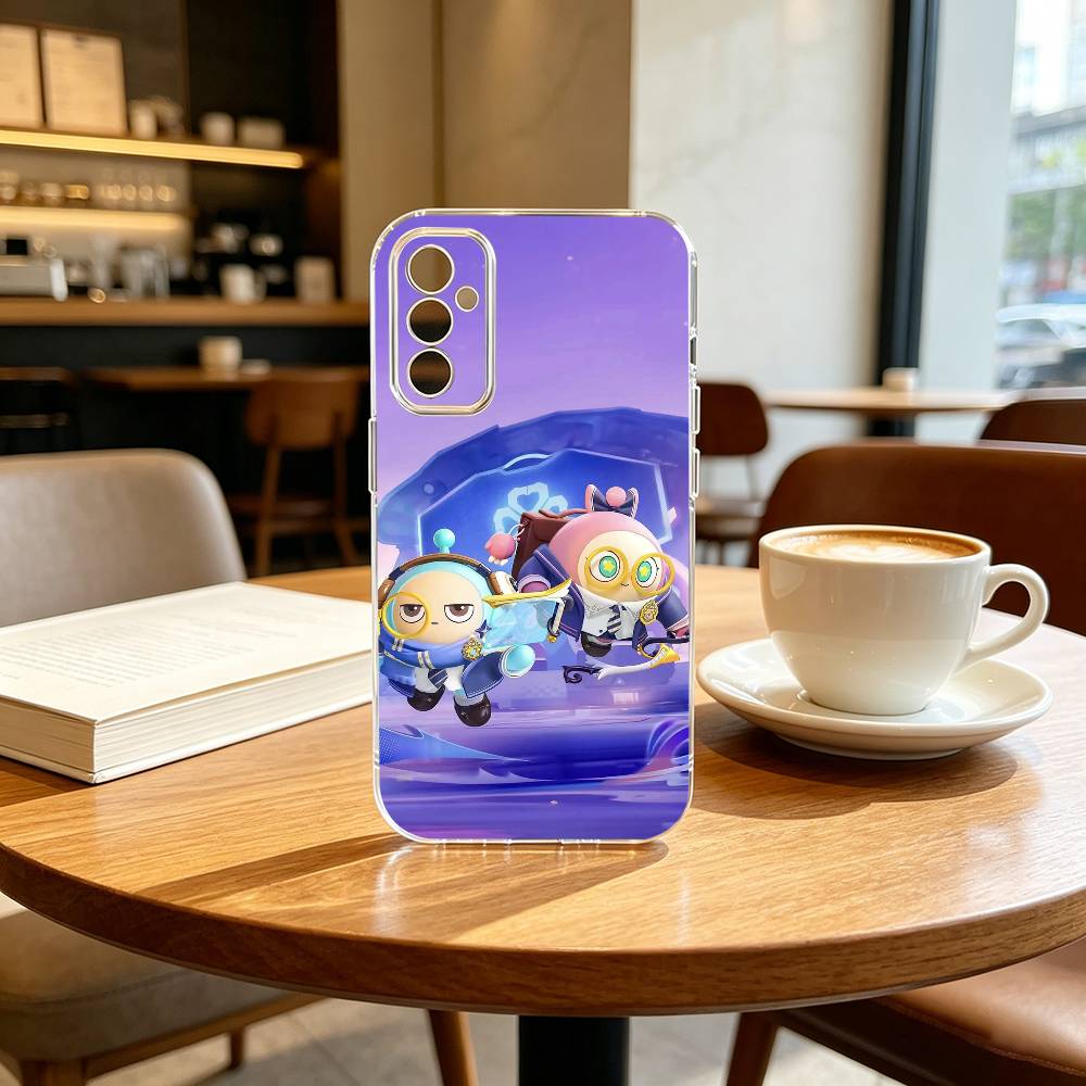 Game E-Eggy Party Cute Gift Phone Case For SamsungA10,12,20,21S,30,31,40,50,51,52,70,71 Transparent Cover Samsung a70