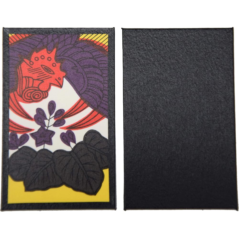 Genroku Hanafuda Karten, Authentisch Rückseitig, Hachi-Hachi, Koi-Koi, Oicho-Kabu, 48 Karten, Kunststoffetui, Hergestellt in Japan, Angel Playing Cards, HAGE