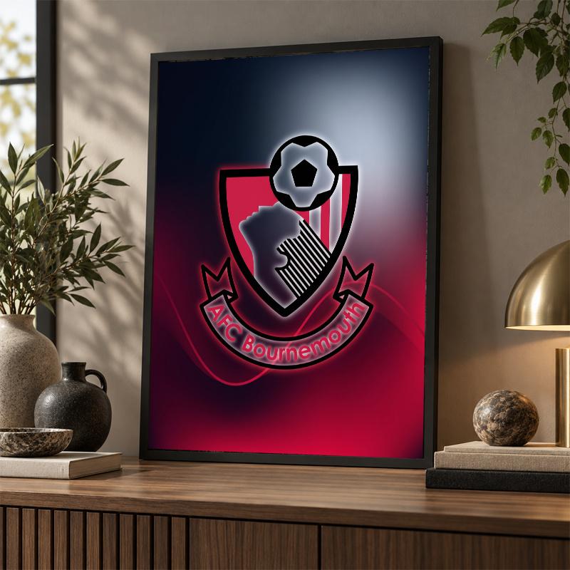 Bournemouth Football Diamond Painting Kit 5D Full Drill DIY Diamond Mosaic Wall Art Home Decor
