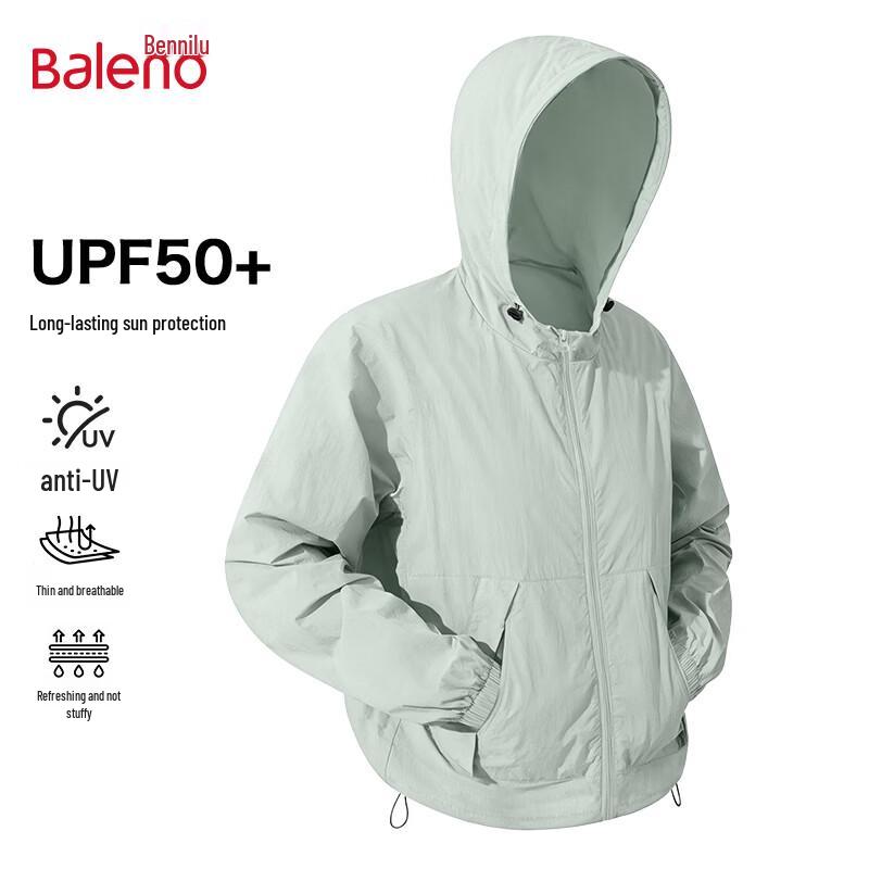 Baleno Men's Lightweight UPF 50+ Sun Protection Jacket