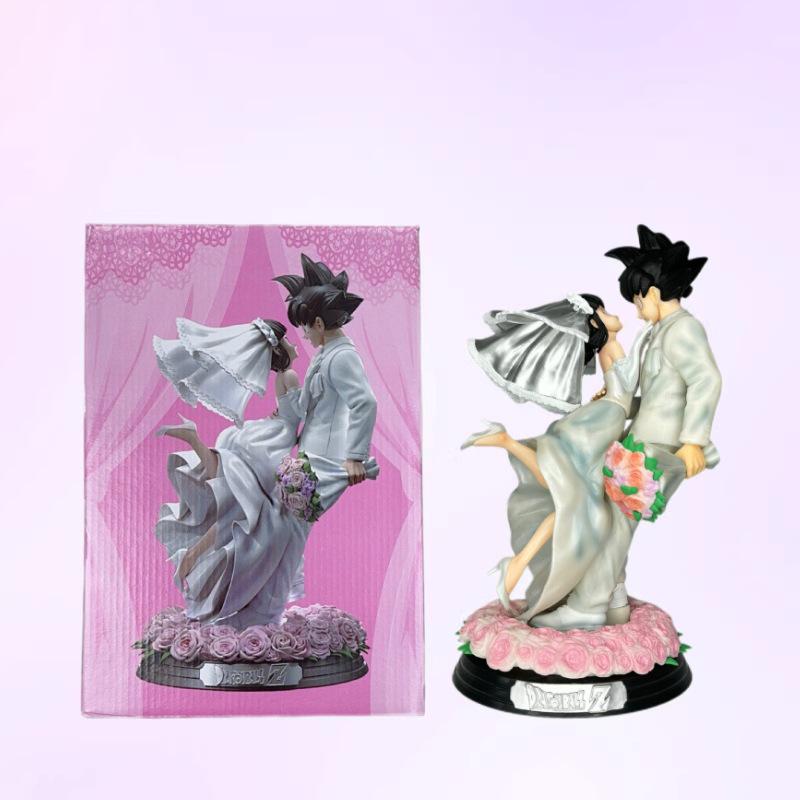 Dragon Ball Goku & Chi-Chi Wedding Scene Figure Model Ornament