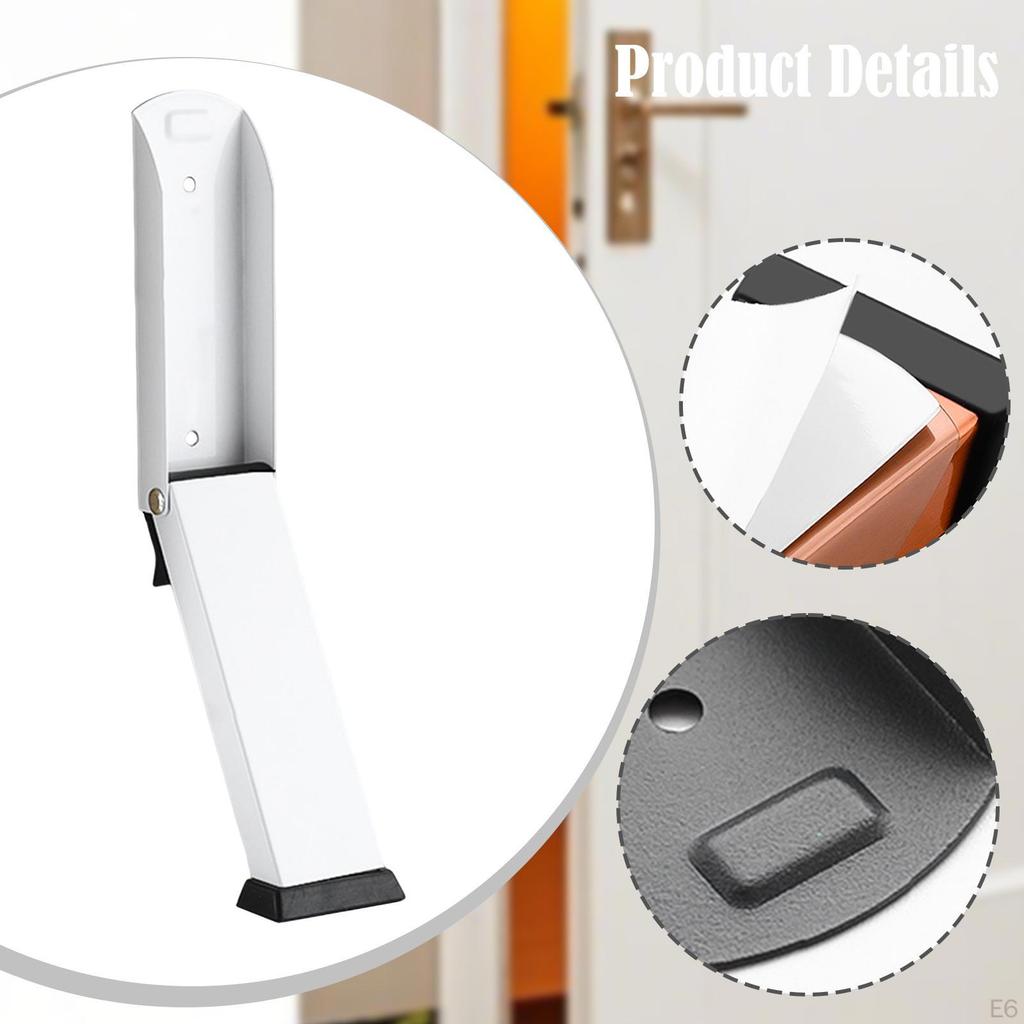 Anti-Door Stopper, Keep Open, Stainless Steel, Non-Slip Base, for Home, Indoor, Apartment, Garage