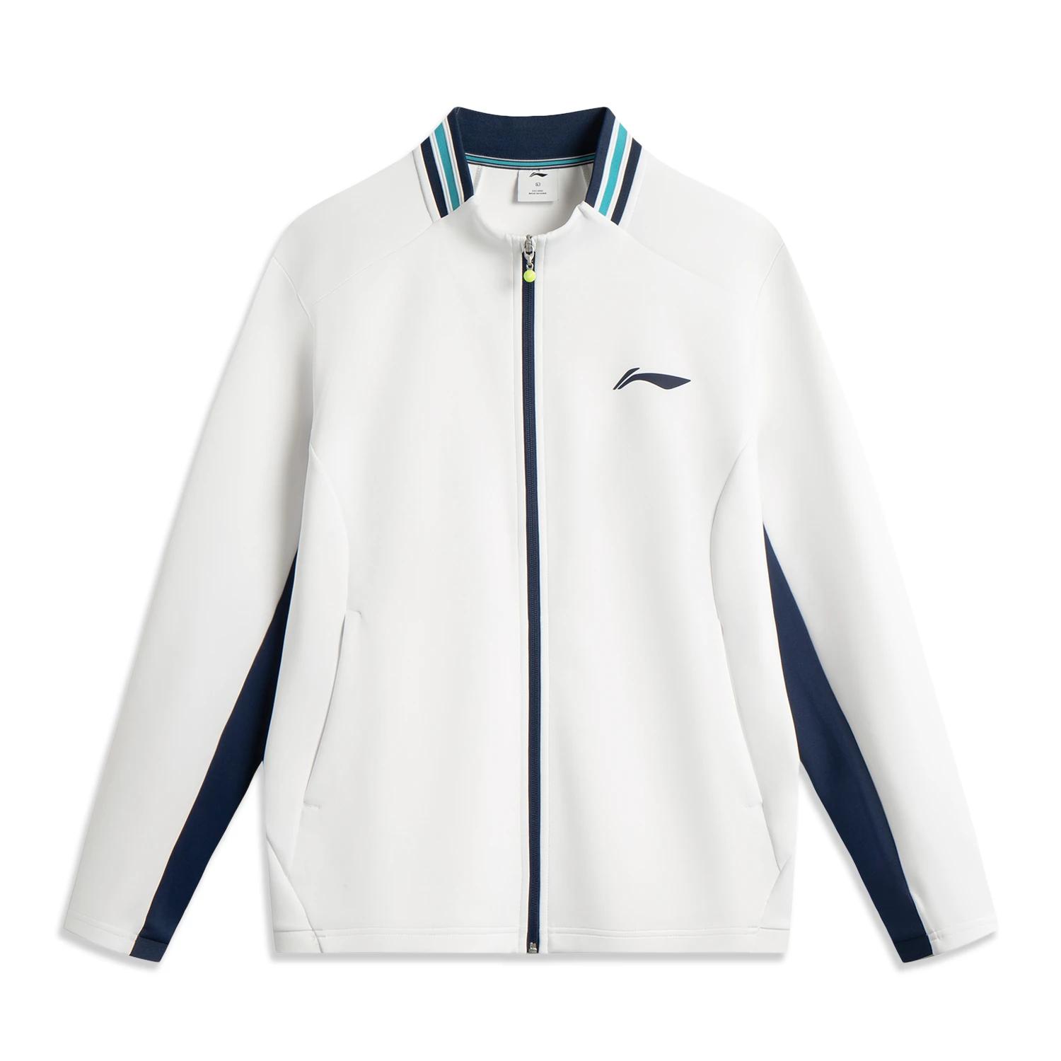 

Li Ning Серия Тенниса Минималистичный Повседневный Воротник-стойка Молния Универсальный Кардиган Толстовка Мужская sweatshirt AWDUH07-1 XL