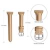 18mm Lederarmband für Xiaomi S4 41mm Leder Klassische Schnalle Armband für Xiaomi S4 41mm Damen Mädchen Ersatz Smart Strap