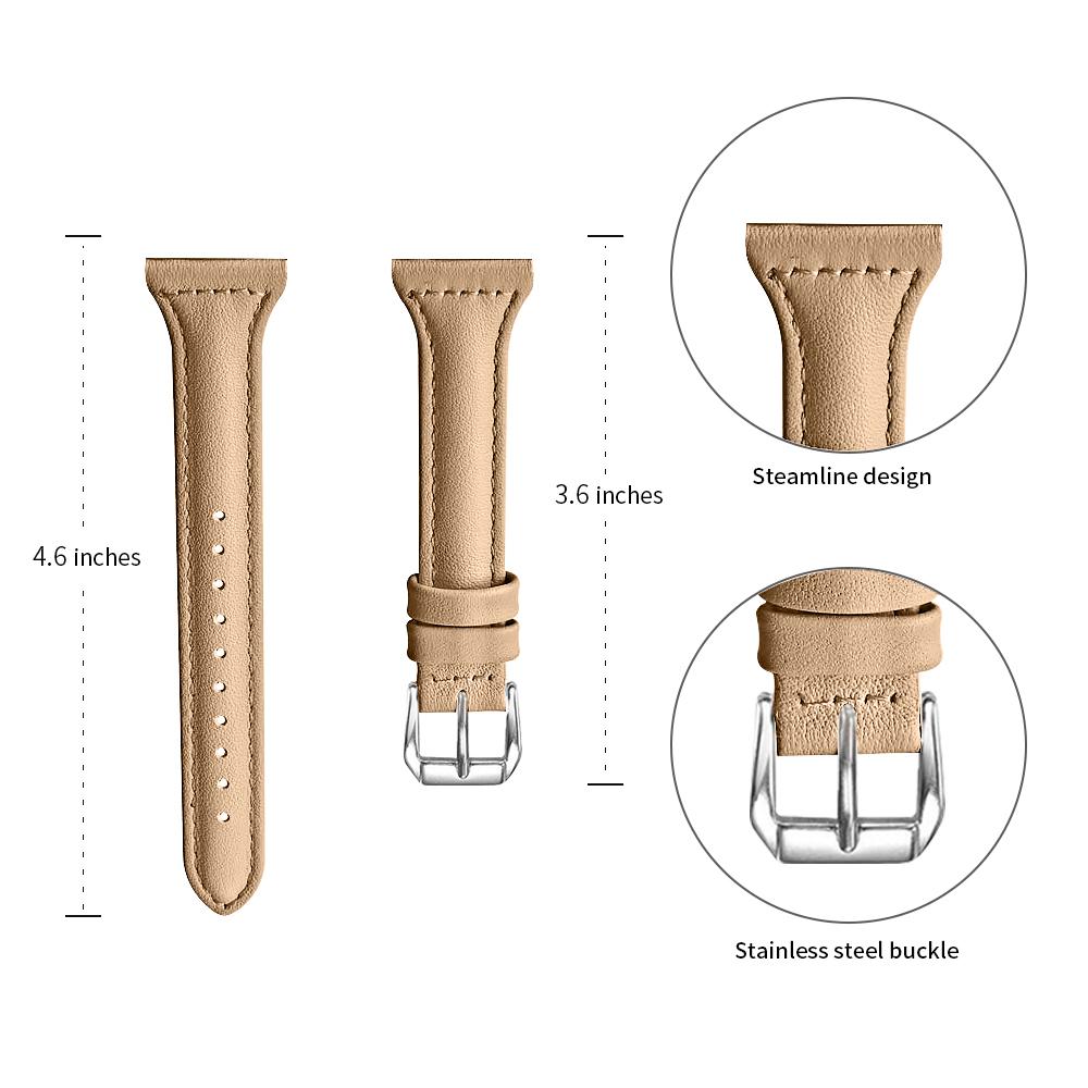18mm Lederarmband für Xiaomi S4 41mm Leder Klassische Schnalle Armband für Xiaomi S4 41mm Damen Mädchen Ersatz Smart Strap
