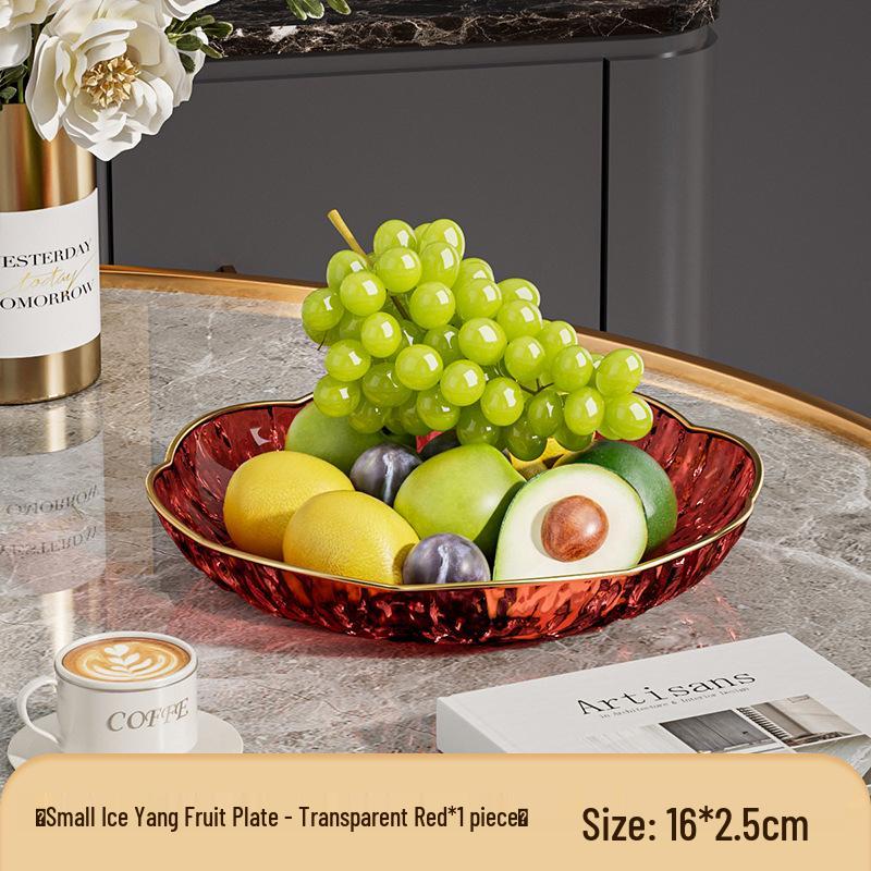 Elegante Plato de Almacenamiento de Frutas y Dulces de Alta Gama para Sala de Estar