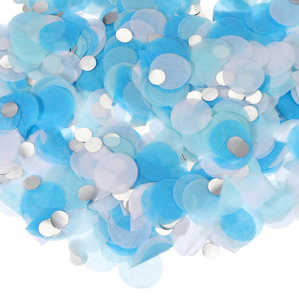 Ronde Tissuepapier Confetti 1 Inch Tafel Confetti Cirkel Stippen voor Bruiloft Verjaardag Feest Ballon Decoraties(1,76 oz)