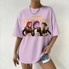 3D Print Dames Oversized T-shirt Huntrix Gouden Cartoon Karakters Print Zomer Essentieel Straatmode KPop Demonenjagers Stijl
