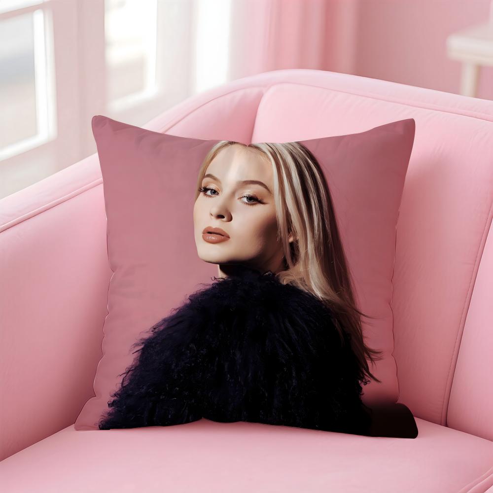 Zara L-Larsson Певица Наволочка для подушки Удобная Двусторонняя Наволочка Идеально для Автомобиля Дивана Спальни и Многого Другого 30cmx30cm