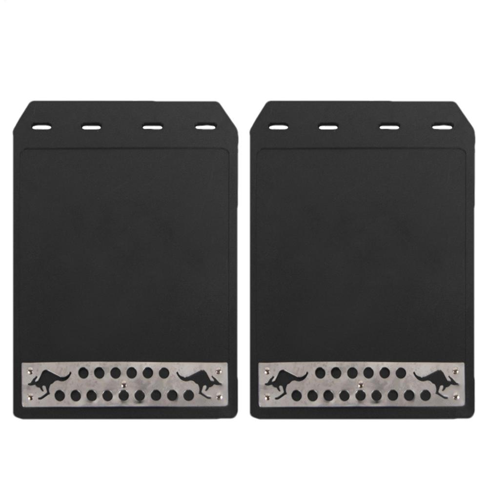 

2PCS Mud Flaps for Pickup Heat-Resistant Car Splash Guards Trucks Mud Guards Waterproof Rear Mud Flaps Vehicle Protection чорний